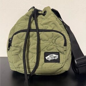 Vans Green Quilted crossbody bag